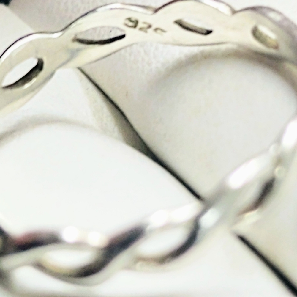 Sterling Silver Celtic Red Ruby Ring - image 3